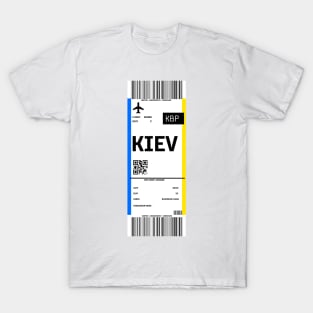 Boarding pass for Kyiv T-Shirt